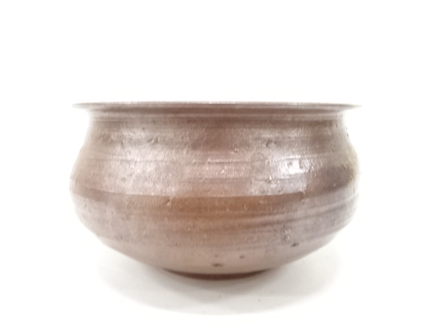  備前焼　木村陶峰造　建水